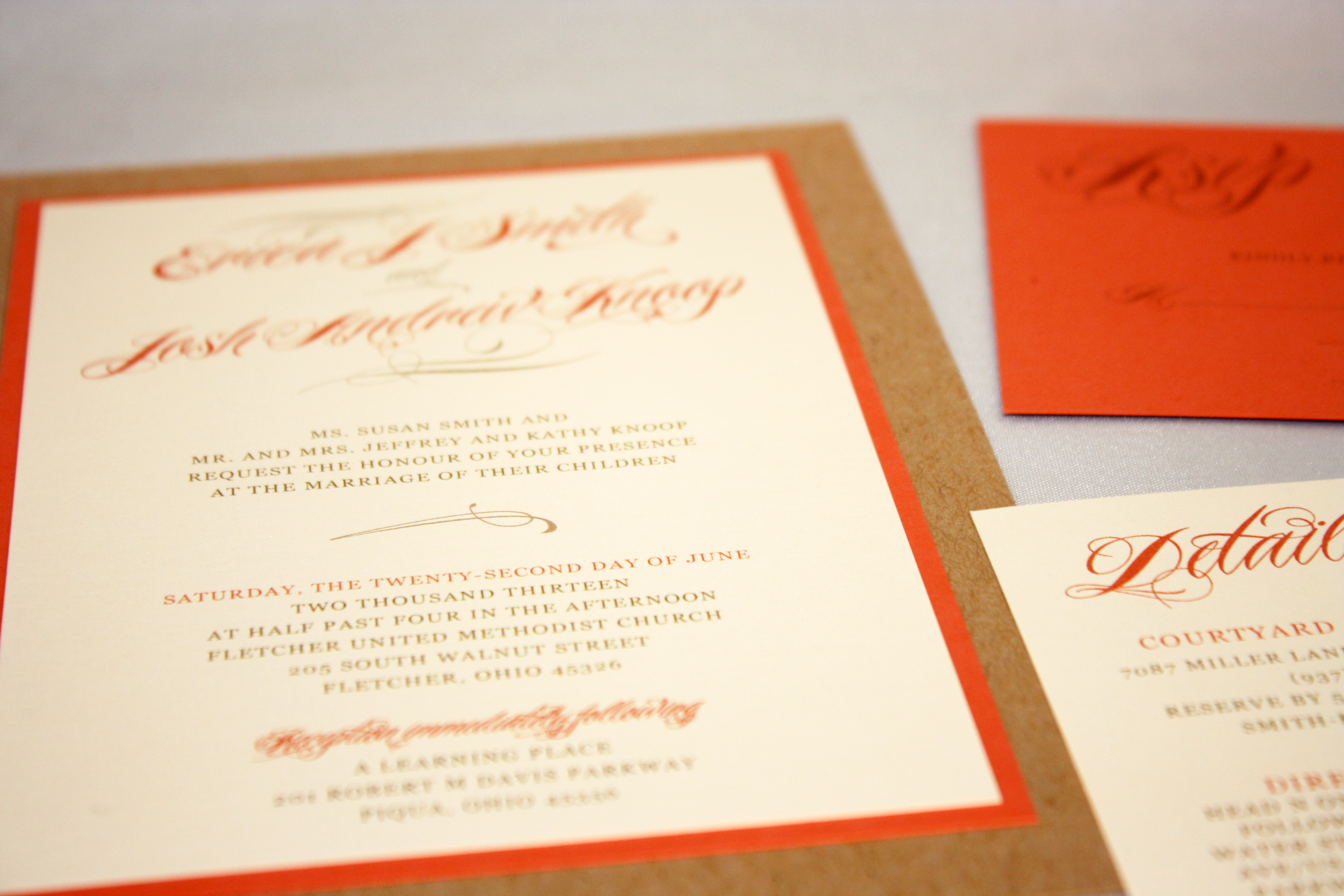 wedding invitation